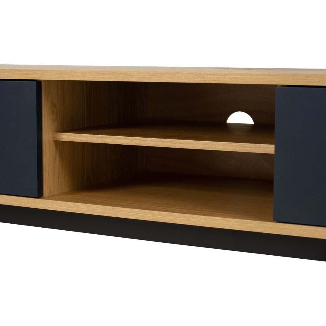 CASTOR 1.5M TV by Luooma Design (Solid Oak) Free delivery