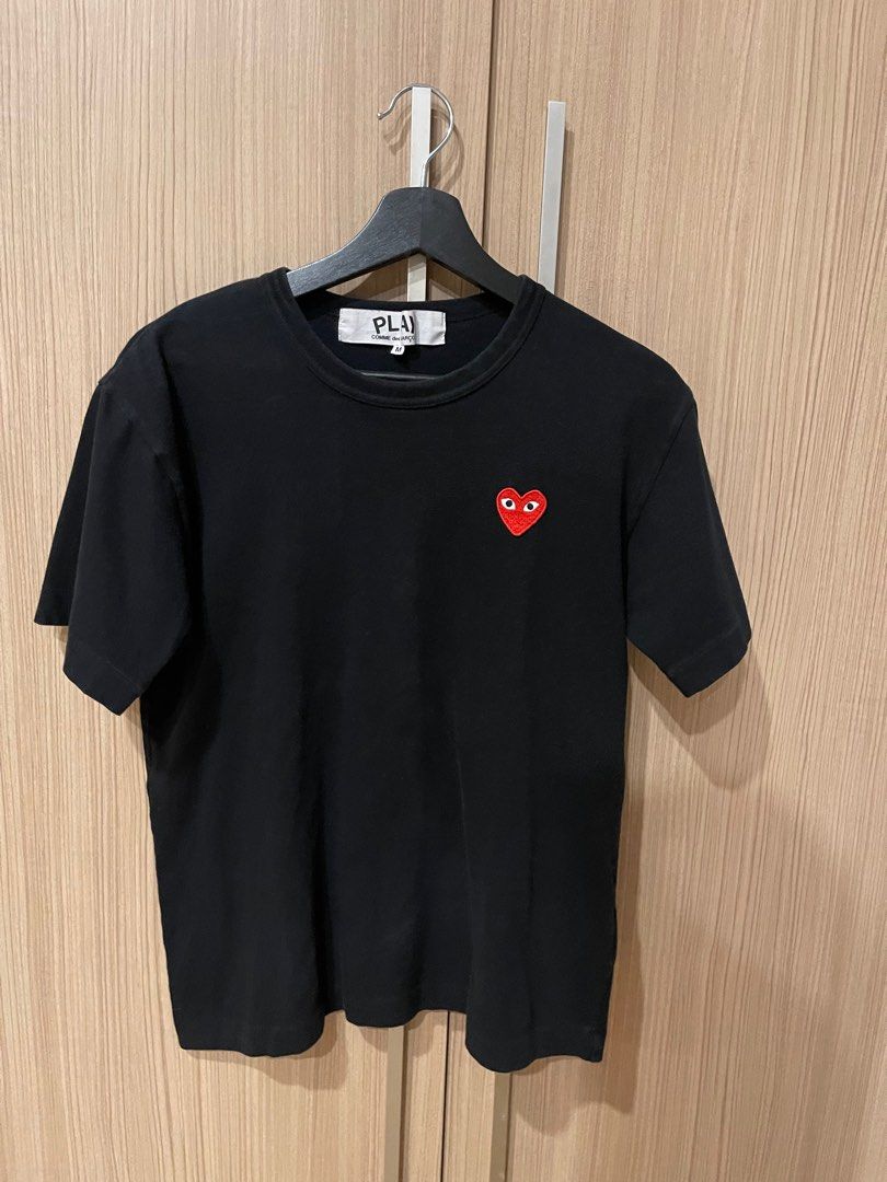 Black cdg tee store