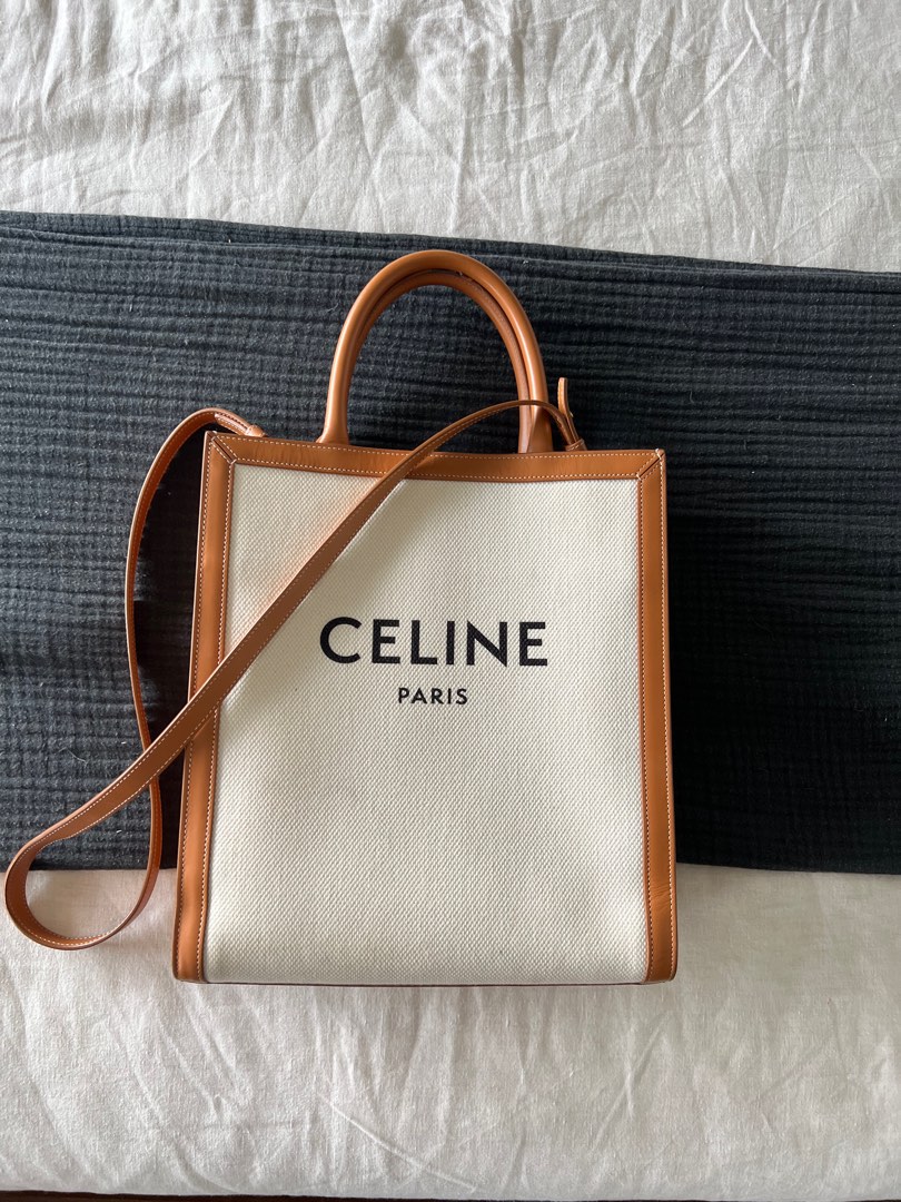 Celine Vertical Cabas Triomphe Tote, Luxury, Bags & Wallets on Carousell