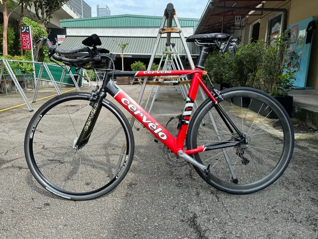 Cervelo dual triathlon bike top
