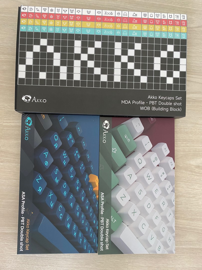 Clearance: Akko keycaps Asa Osa MDA, Computers & Tech, Parts ...