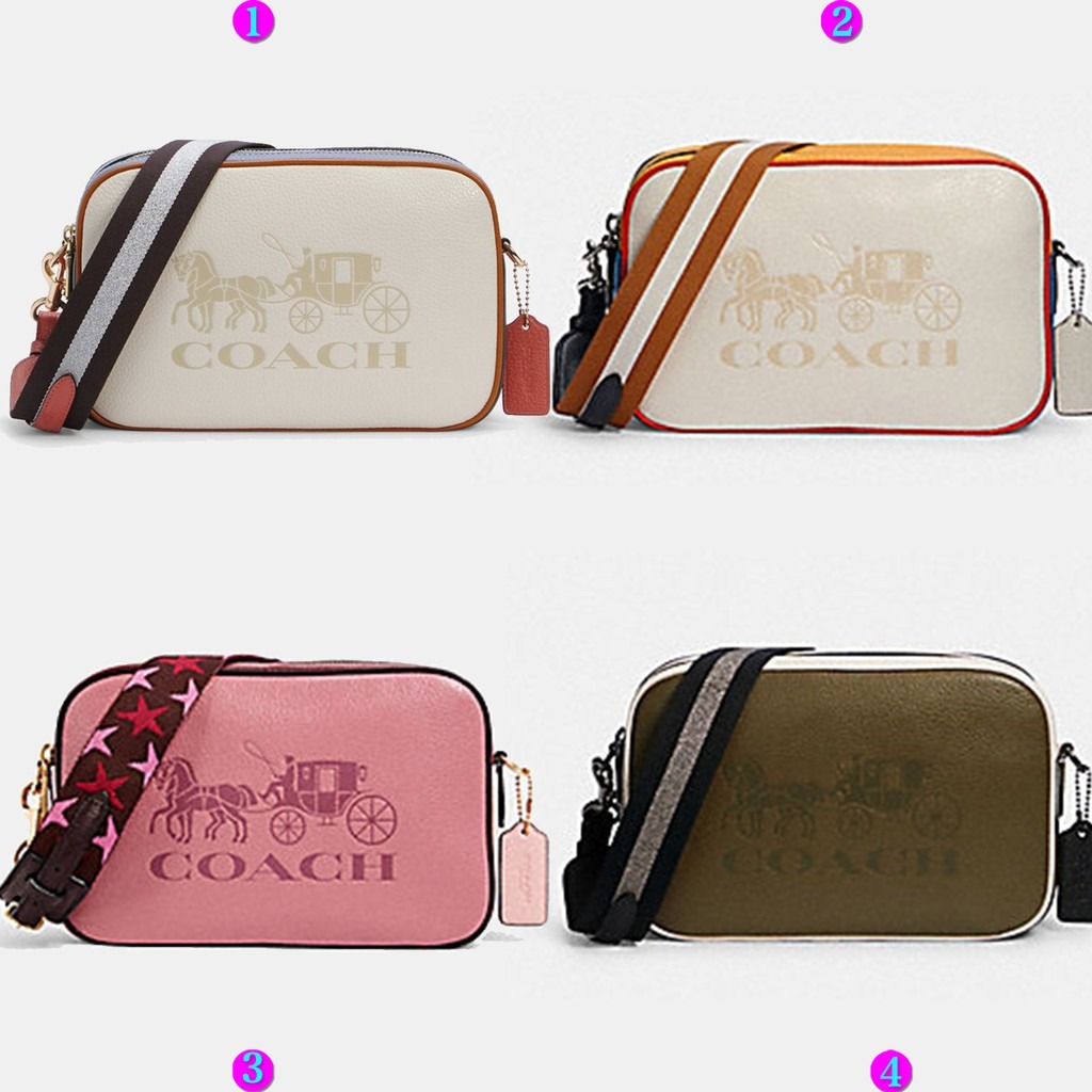 COACH JES CROSSBODY IN COLORBLOCK F72704 (LIGHT SADDLE/GOLD), Women's  Fashion, Bags & Wallets, Cross-body Bags on Carousell