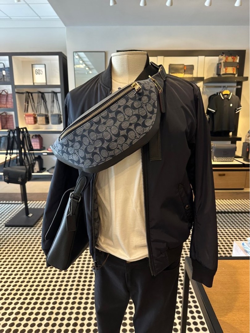 Coach chambray sales belt bag