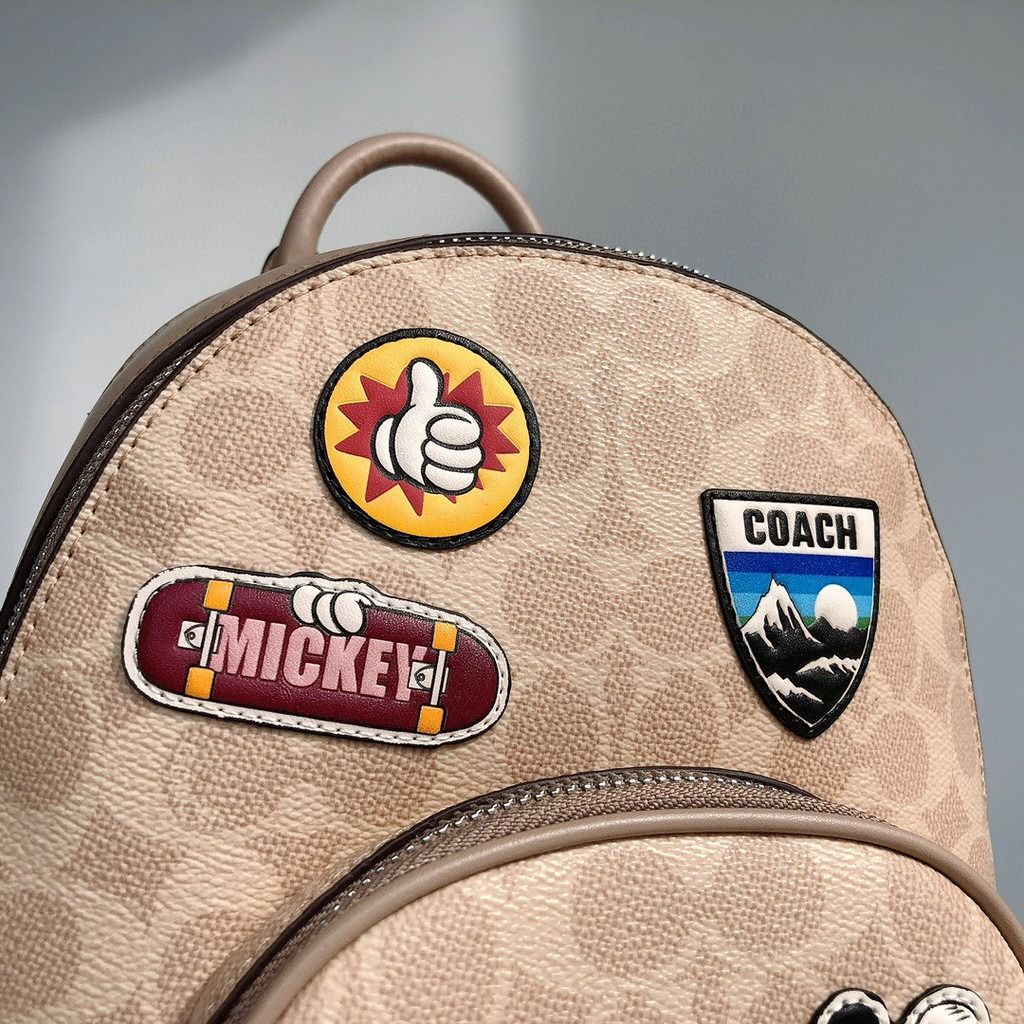 Mickey mouse patch campus backpack by coach new arrivals