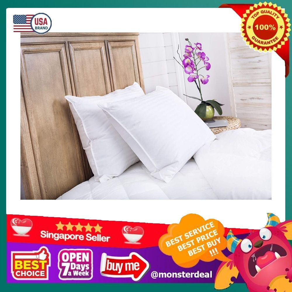Continental bedding goose down pillow sales
