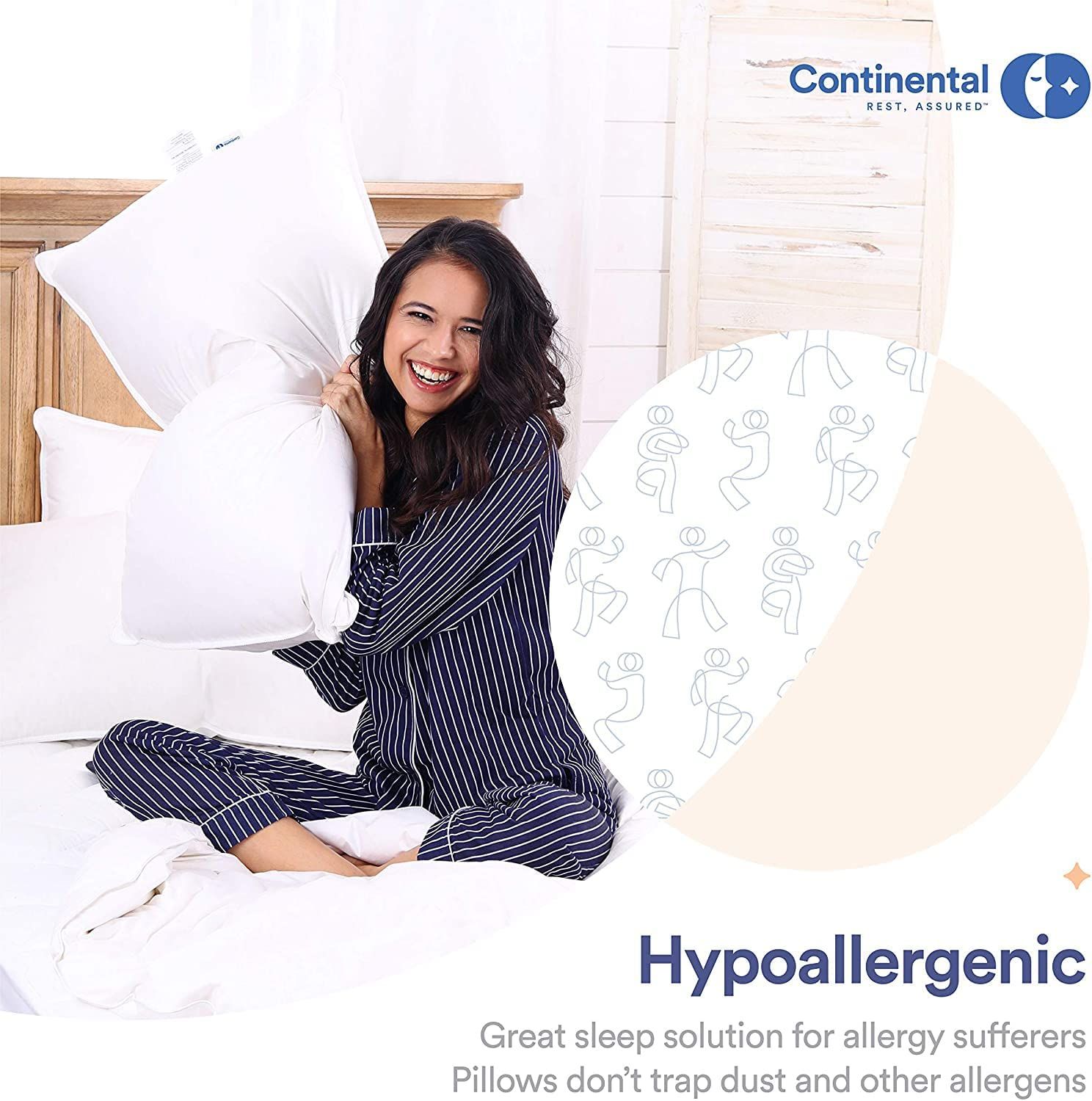 Continental cushion size discount