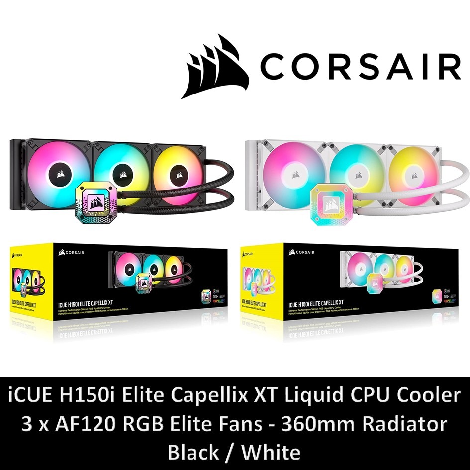 Watercooling Corsair iCUE H150i Elite Capellix XT - 360mm –