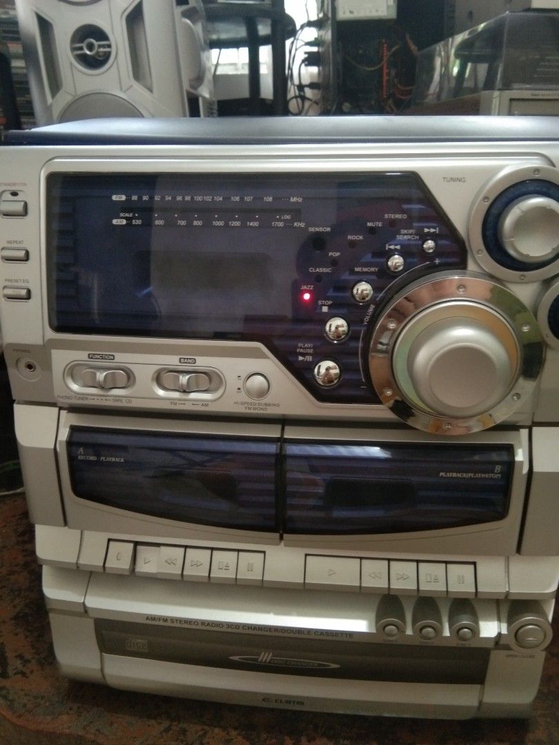 Curtis Multiplayer with Turntable,AM/FM and Cassette player, Audio ...