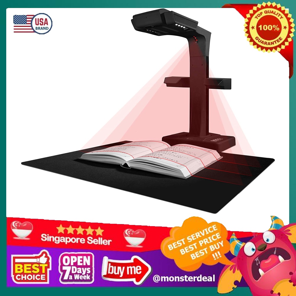 CZUR ET18 Pro Advanced Professional-Level Book & Document Scanner with ...