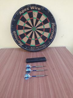 Dart board harrows