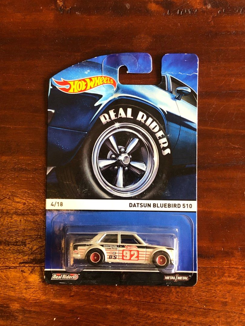 Datsun Bluebird 510 Hot Wheels Real Riders Hobbies Toys Toys
