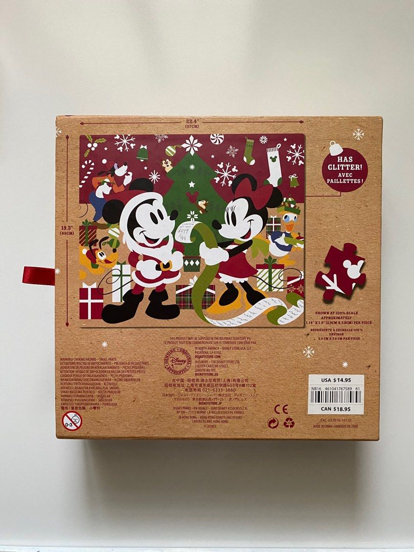Disney Christmas Jigsaw Puzzle, Hobbies & Toys, Toys & Games on Carousell