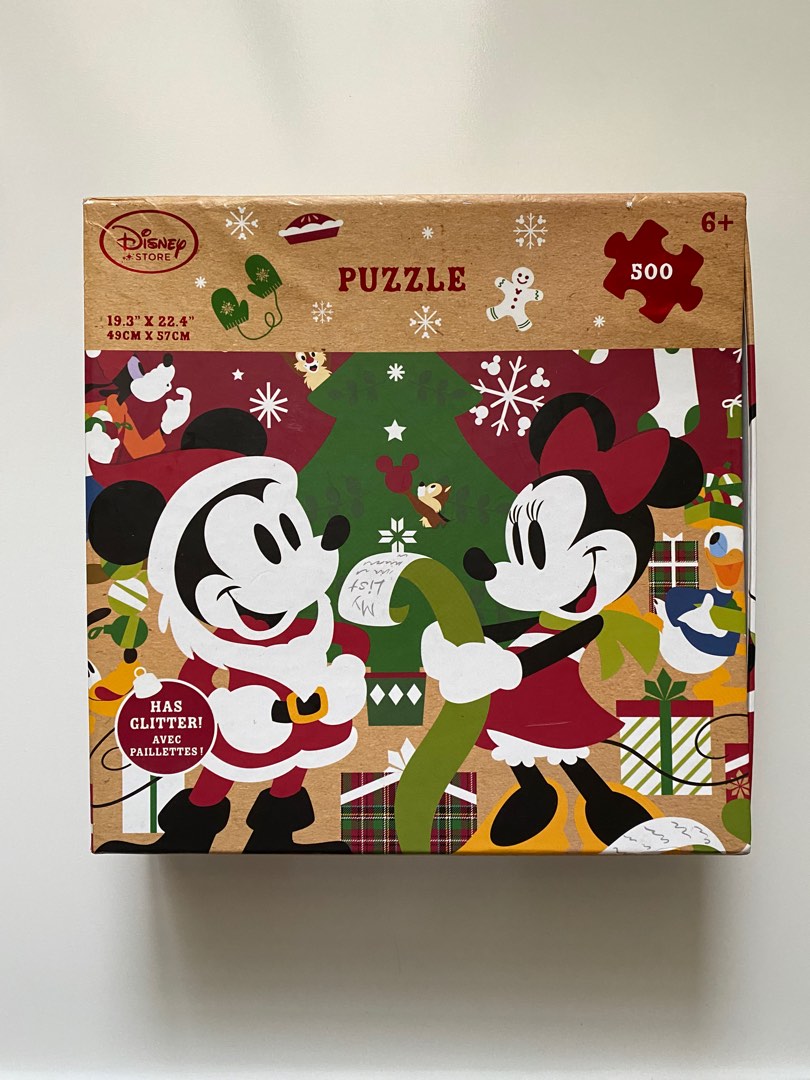 Disney Christmas Jigsaw Puzzle, Hobbies & Toys, Toys & Games on Carousell