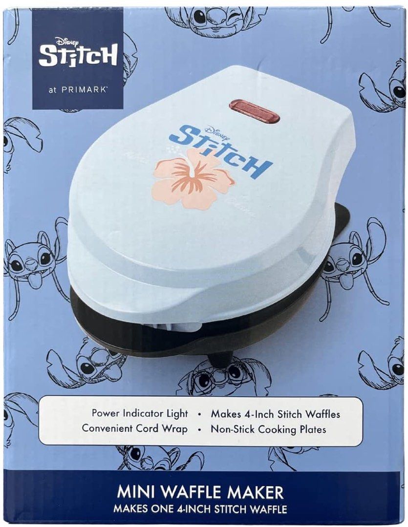 Disney Stitch waffle maker , Furniture & Home Living, Kitchenware