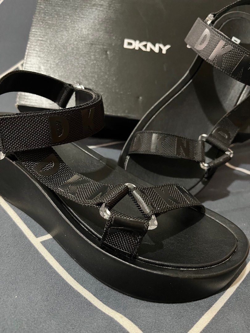 DKNY Ayli Sandals Women s Fashion Footwear Sandals on Carousell