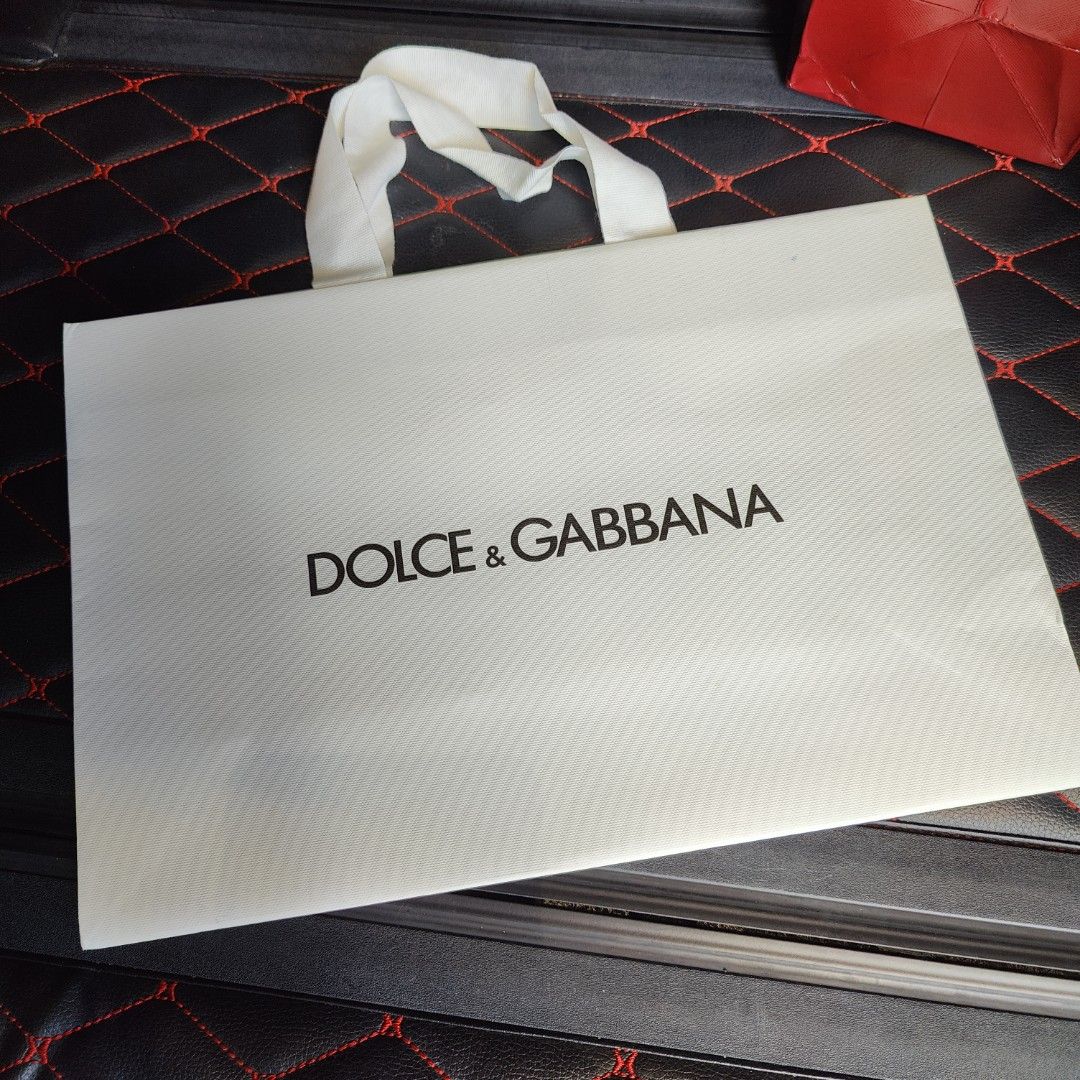 Dolce & gabbana paper bag (m), Luxury, Accessories on Carousell