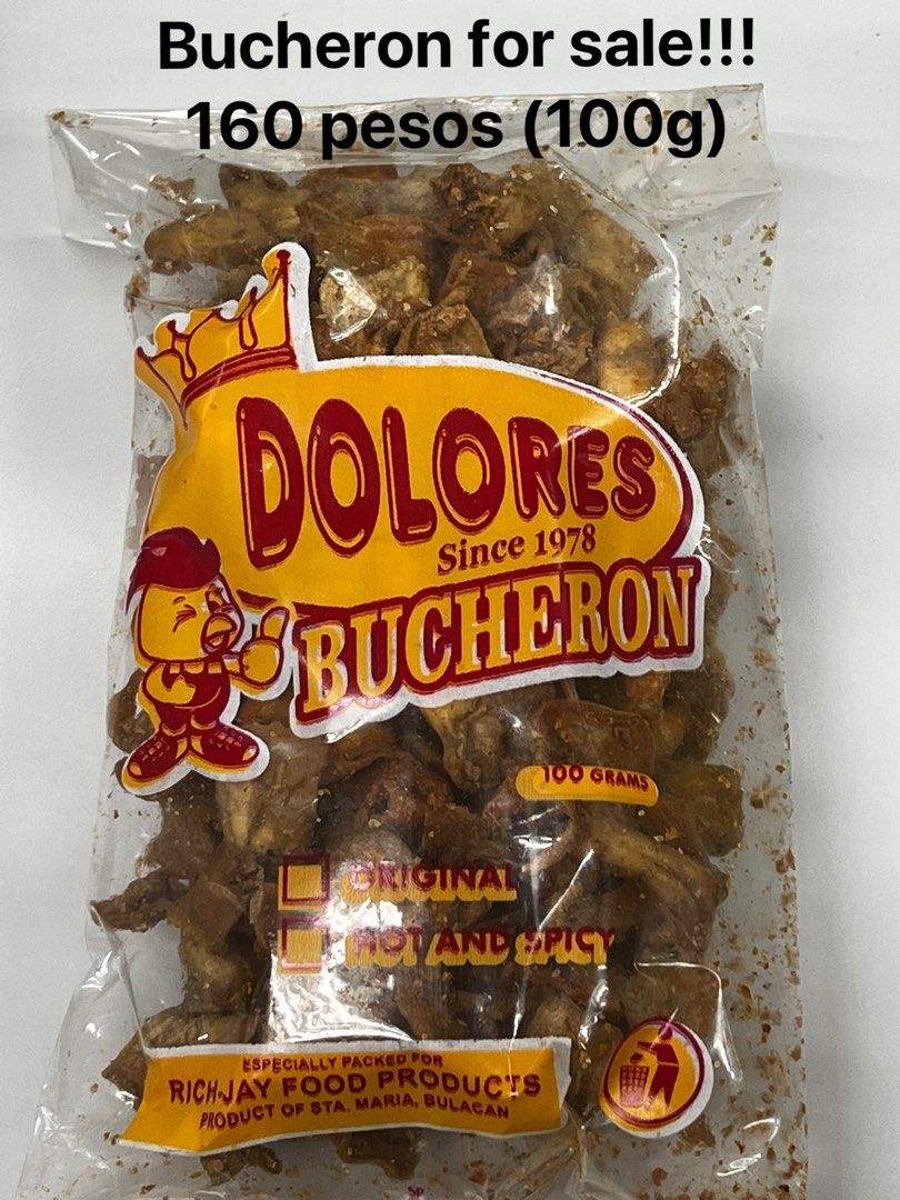 Dolores Bucheron (Category: Packaged & Instant Food) located in Manila. Submitted by elvbee (Listing ID 1222160155, Image 1). Description: .