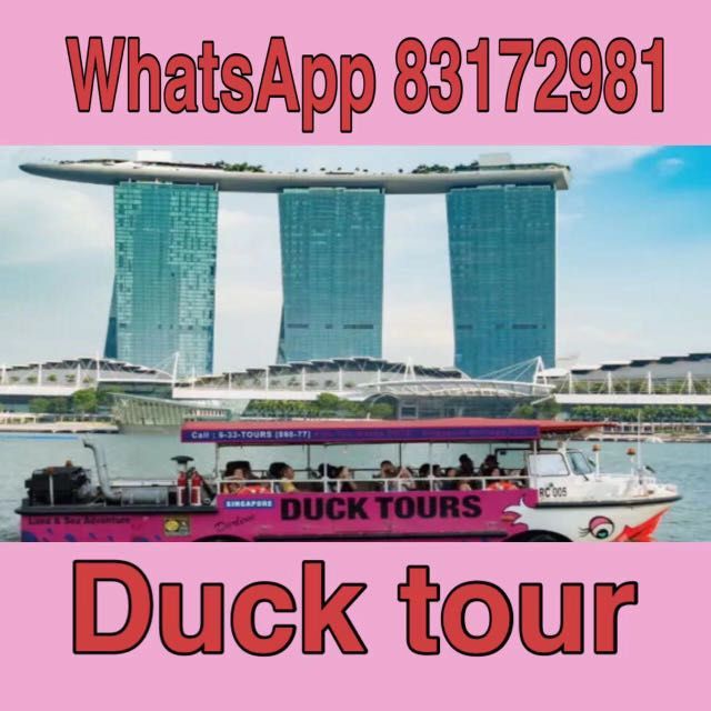 Duck tour available, Tickets & Vouchers, Local Attractions & Transport on Carousell