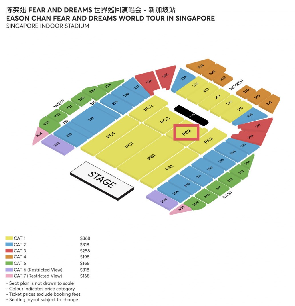 Eason Chan concert Singapore 4.16 tickets, Tickets & Vouchers, Event