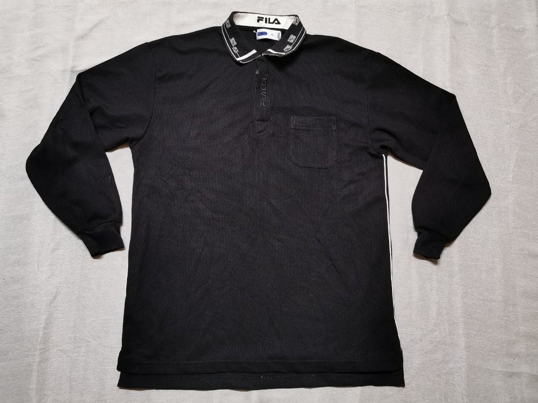 Fila black long sleeve outlet
