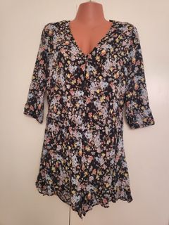 Floral sexy romper