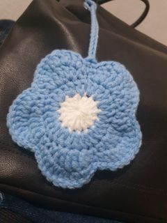 Flower Pouch Bag Charm