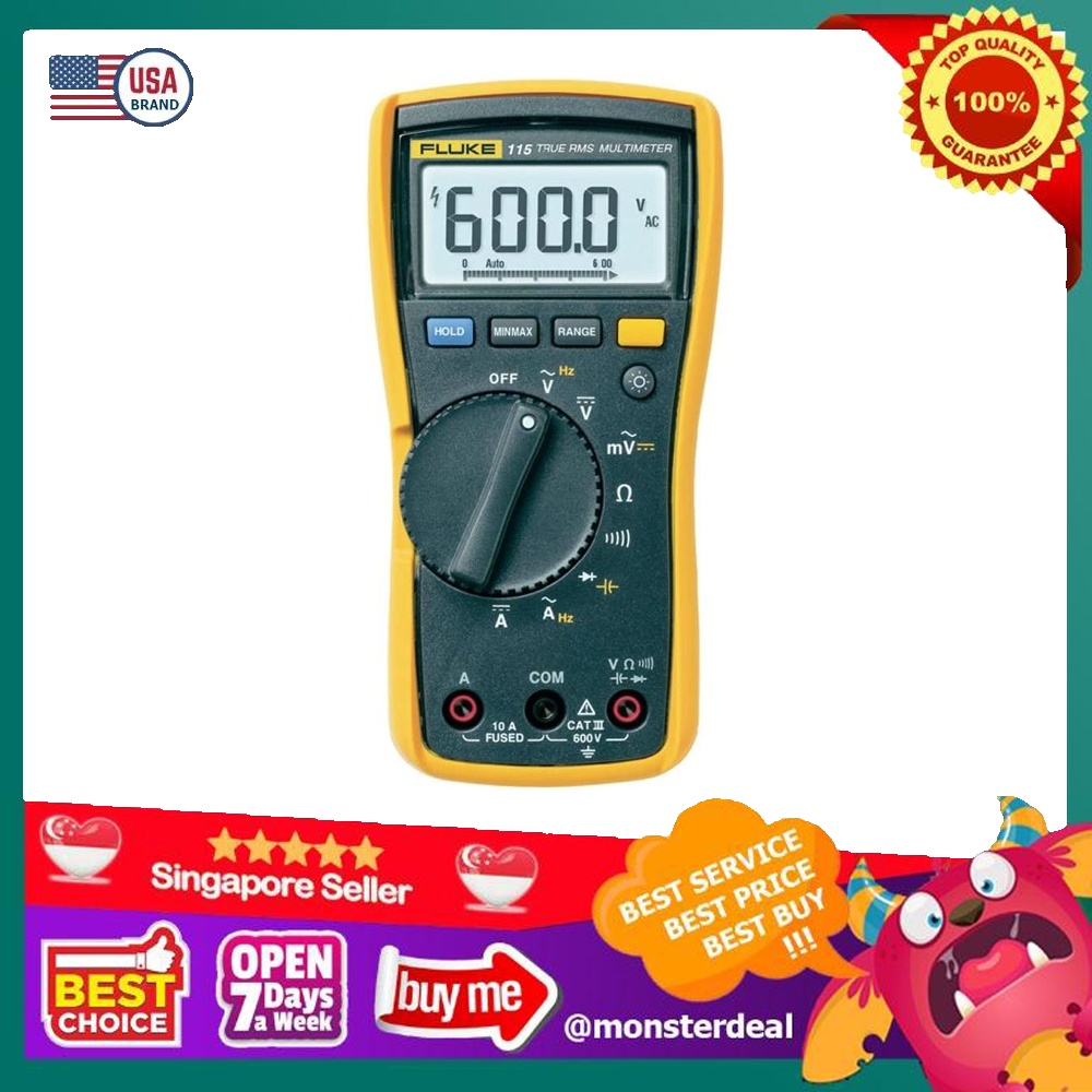 Fluke 115 Compact TrueRMS Digital Multimeter, Everything Else on Carousell