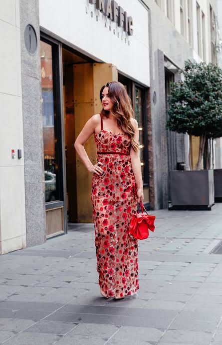 For Love and Lemons Beatrice Maxi Floral Formal Ins Dress