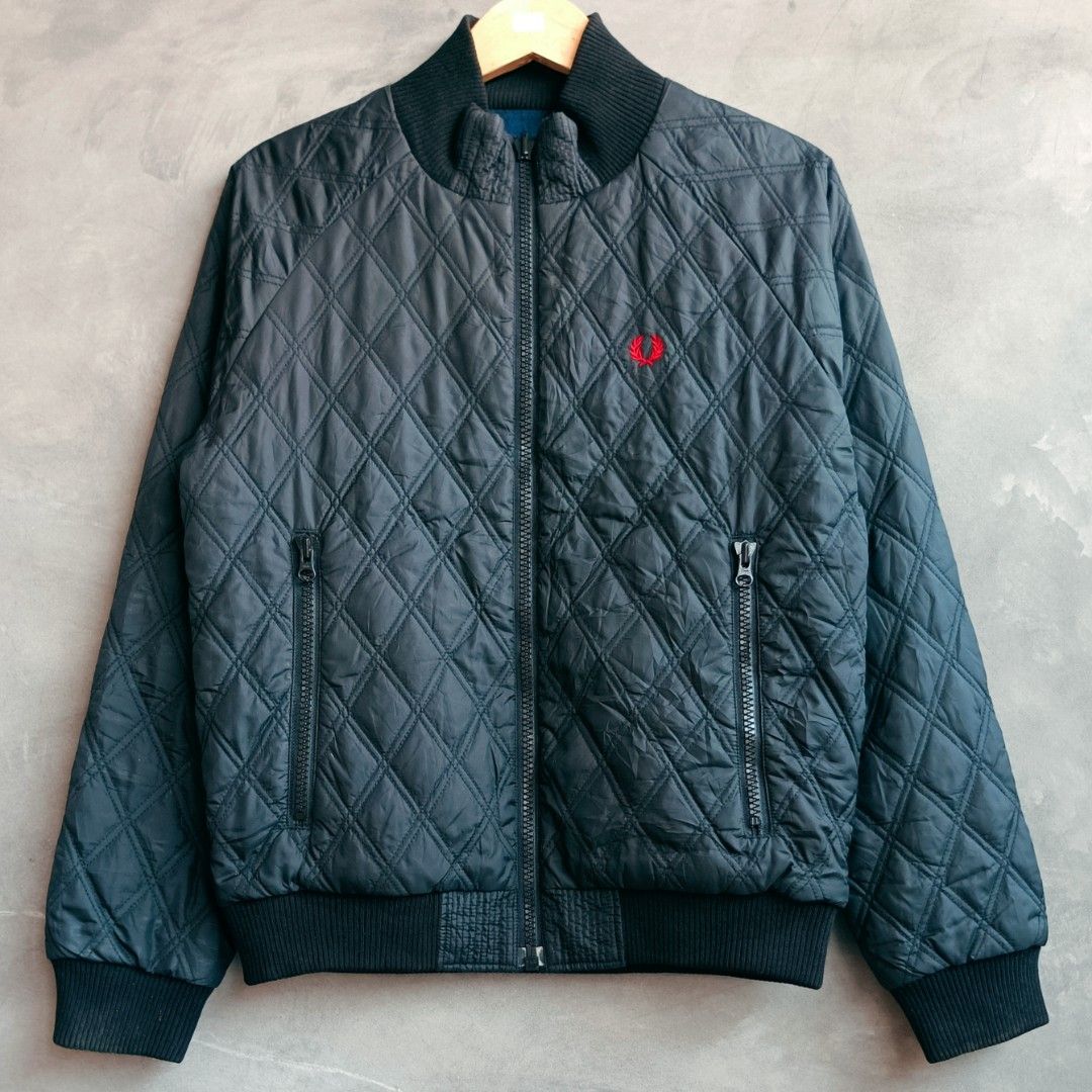 Fred Perry Reversible Jacket F2159, Fesyen Pria, Pakaian , Baju 