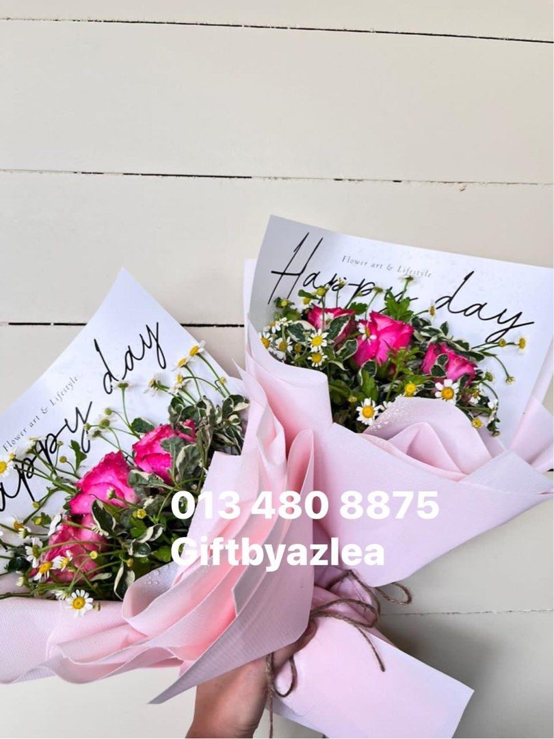 Fresh flower bouquet shah alam, Everything Else, Others on Carousell