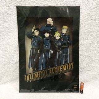 Fullmetal Alchemist Edward Roy Mustang Mustang Unit Metal Portrait Anime Merch Japan Classic Rare