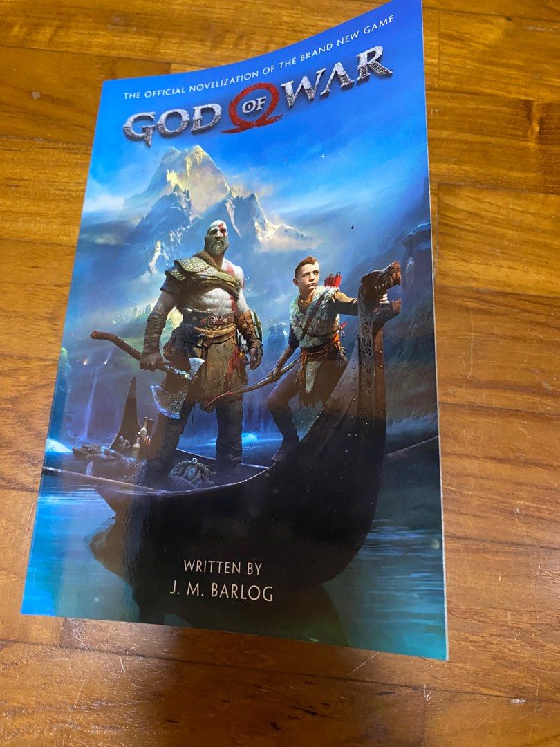 God of War Official Novel by J. M. Barlog, Hobbies & Toys, Books ...