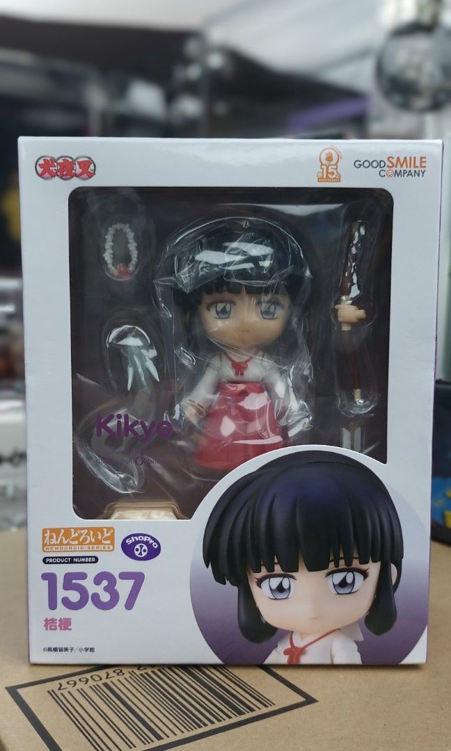 goodsmile good smile nendoroid 黏土人no.1537 犬夜叉桔梗kikyo 同系列殺生丸, 興趣及遊戲, 玩具&  遊戲類- Carousell ねんどろいど桔梗　1537