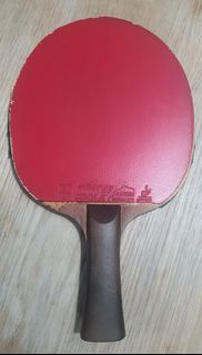 Green Paddle Carbon Germany Table Tennis Racket (With JOOLA Energy Rubber & Friendship RITC - 755 Long Pips)