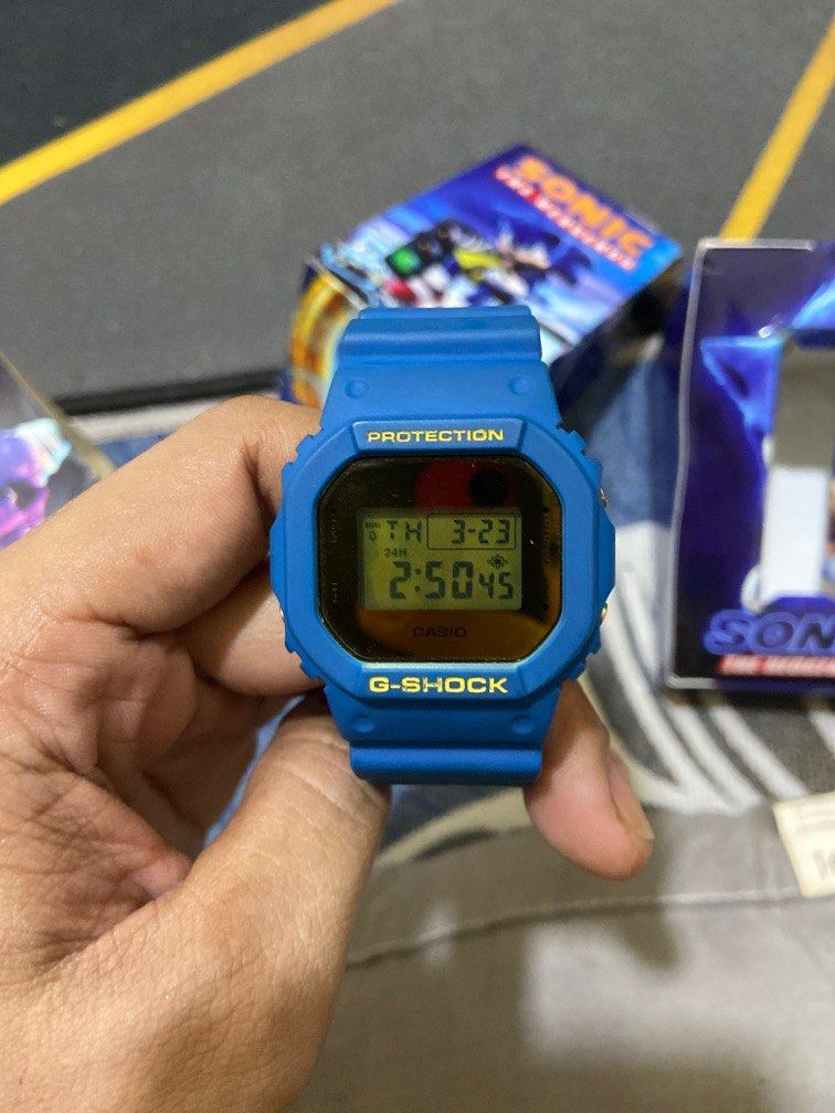 Gshock dw5600 custom sonic original Men s Fashion Watches