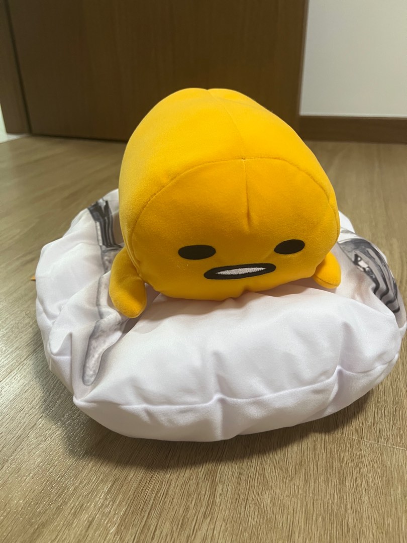 Authentic Gudetama Plushie, Hobbies & Toys, Toys & Games on Carousell