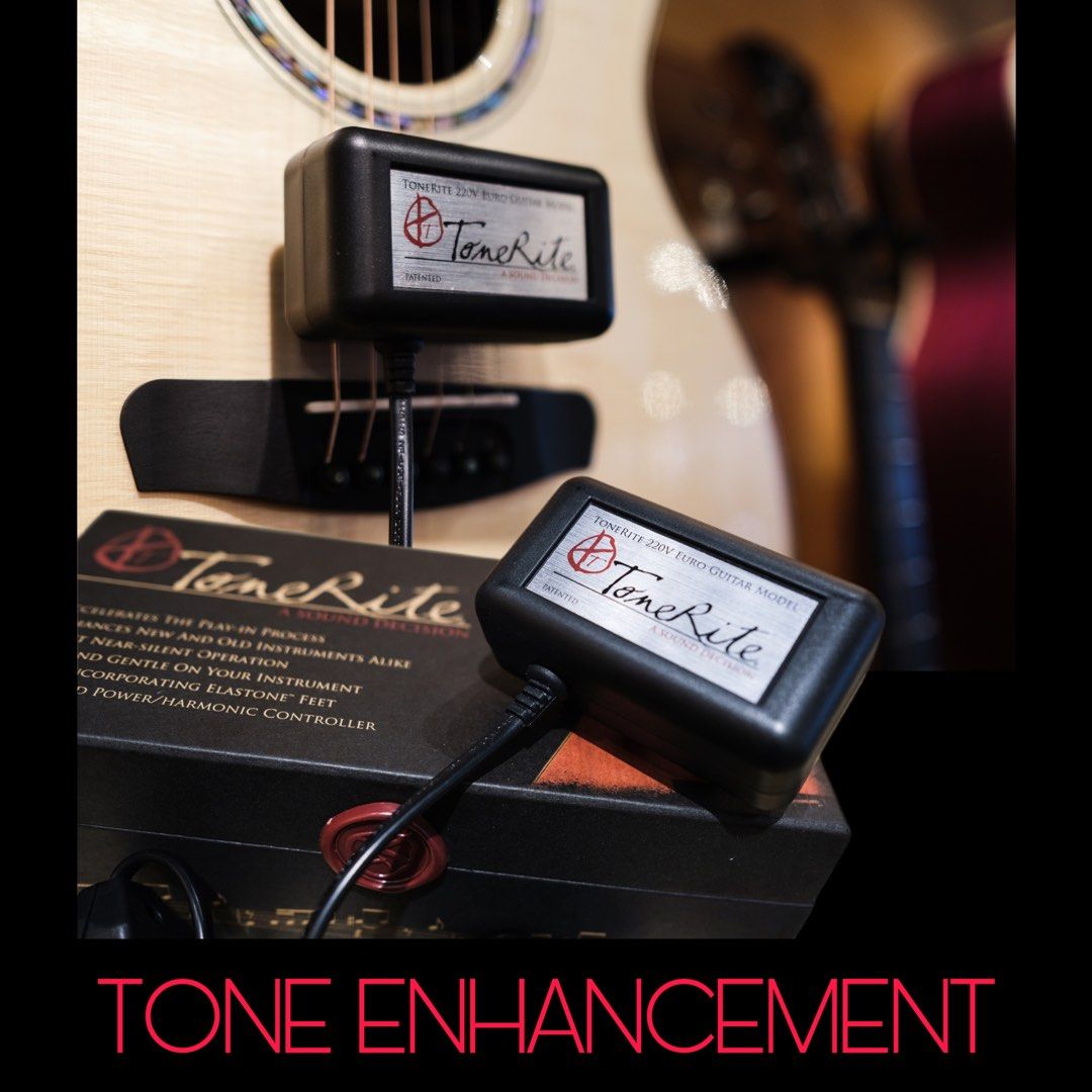 ToneRite】ギターなどの弦楽器に振動を与え、エージングを促進する機械