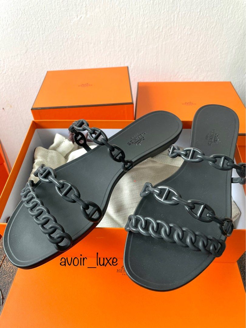 Hermes on sale sandals rubber