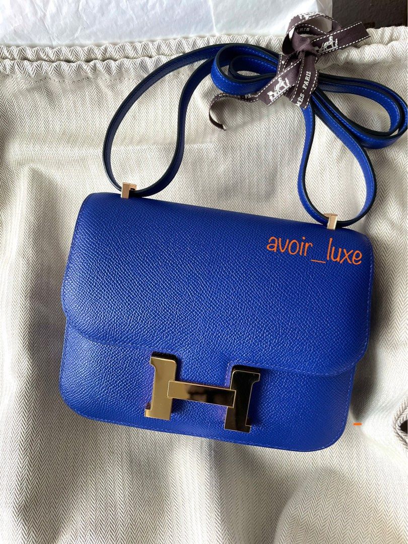 AN UPDATE ON MY HERMES BLUE ELECTRIQUE CONSTANCE 18 