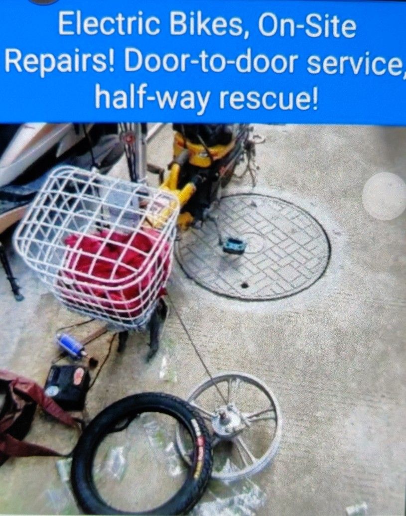 Home Service Repair Electric Bike, Sports Equipment, PMDs, E