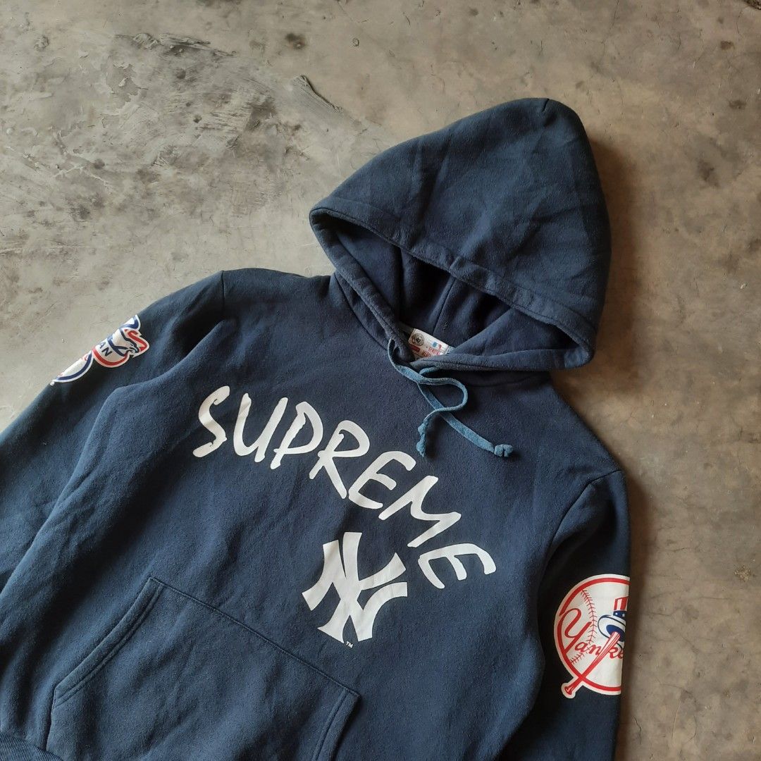 Supreme ny new arrivals yankees hoodie