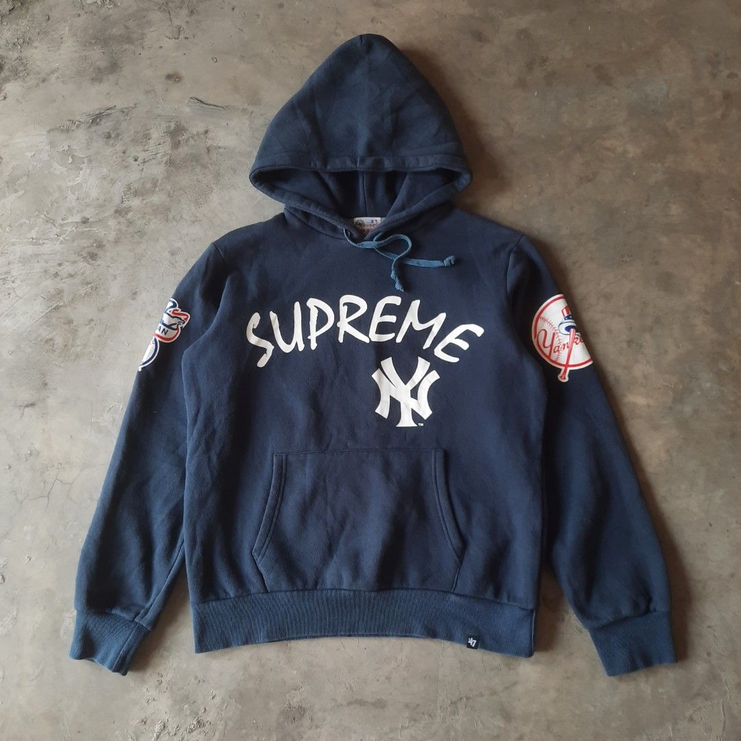 Supreme x top yankees hoodie