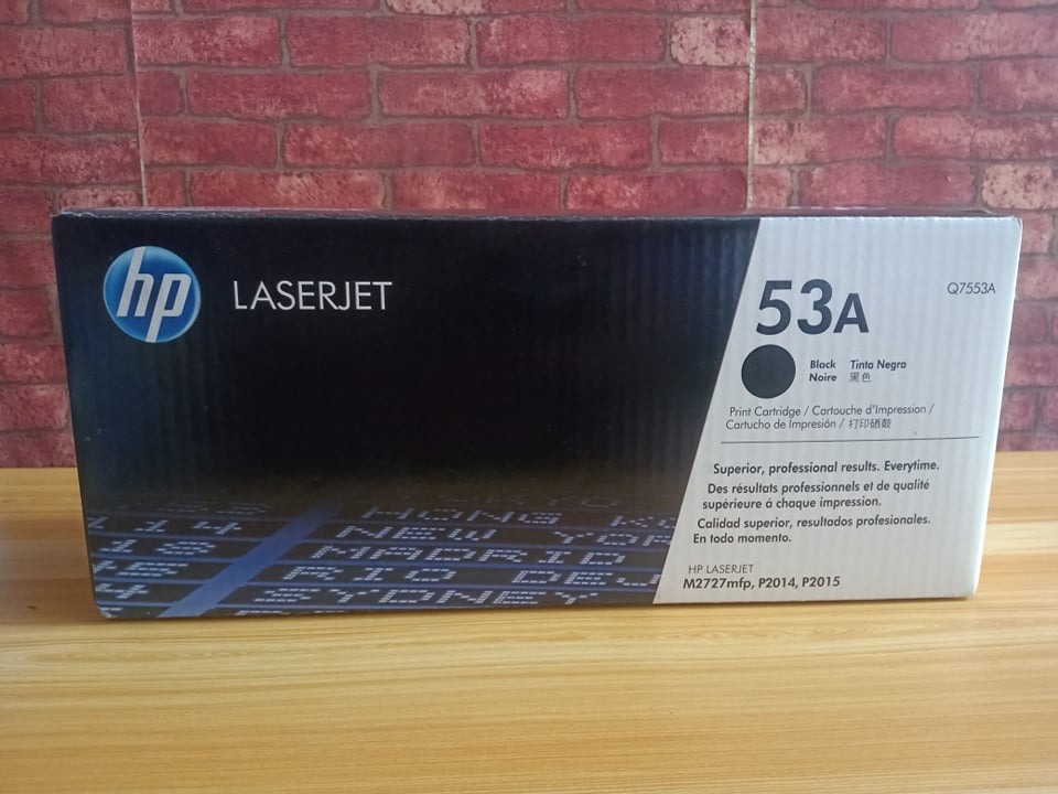 HP 53A Black Original LaserJet Toner Cartridge, Q7553A on Carousell