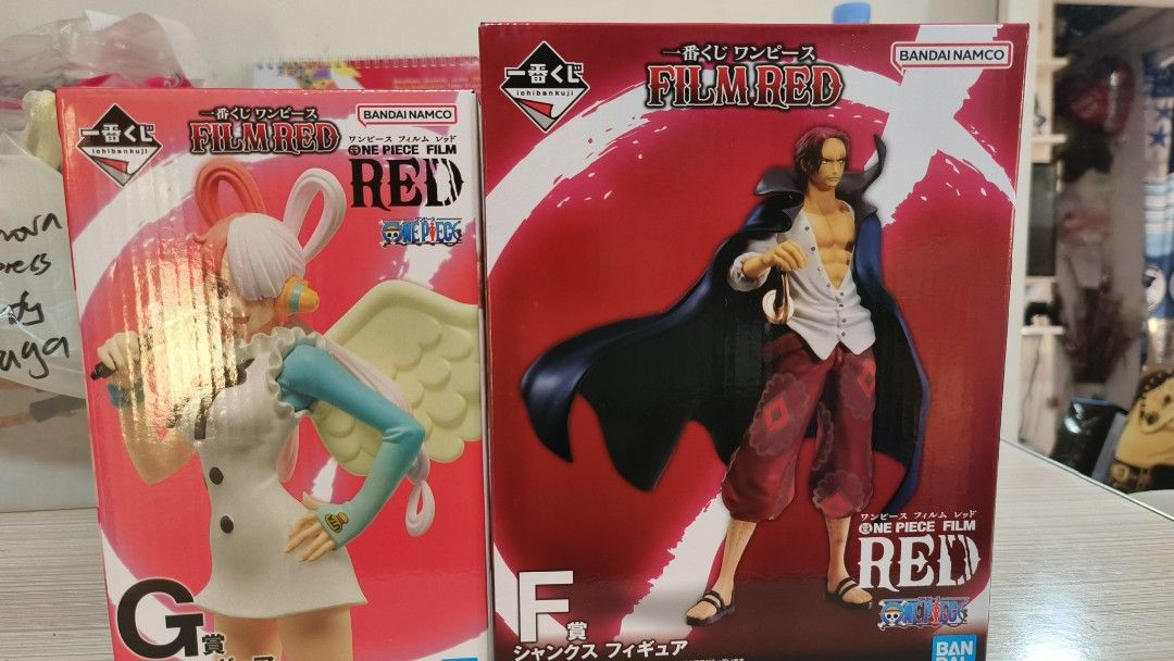 BANDAI One Piece Ichiban Kuji FILM RED Figure Uta Shanks Luffy Sanji Nami  F/S