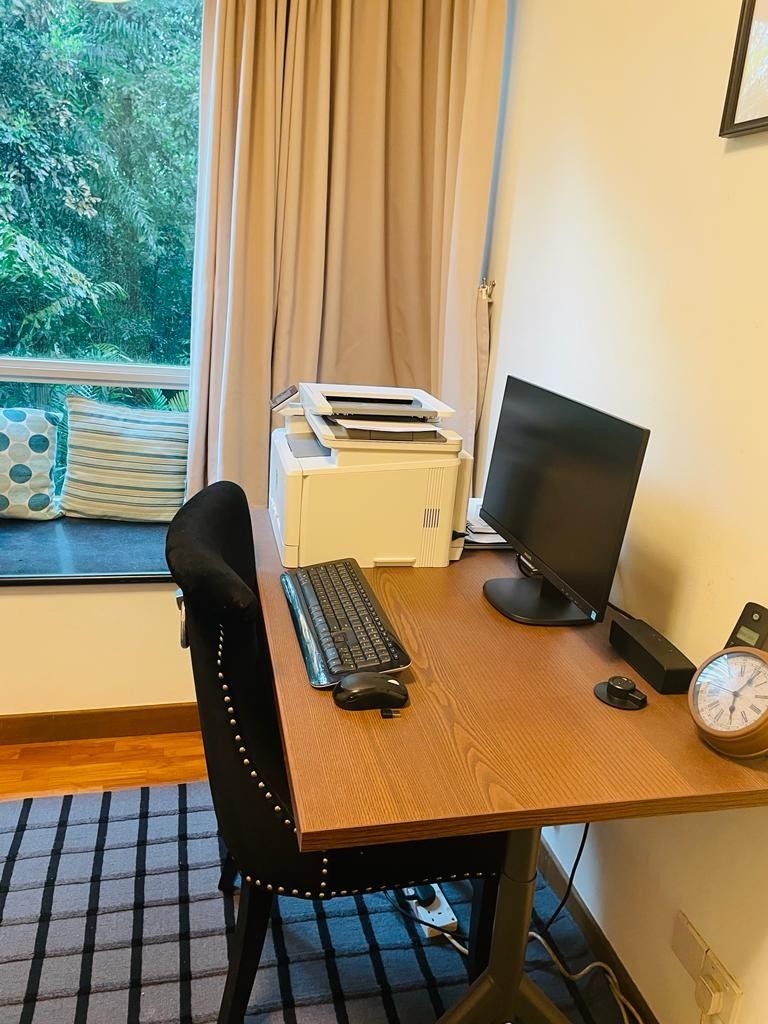 IKEA Height adjustable Table, Furniture & Home Living, Furniture