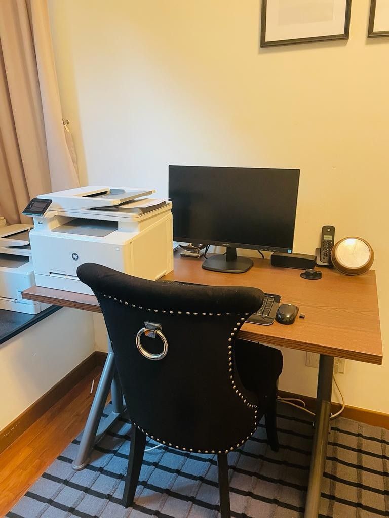 IKEA Height adjustable Table, Furniture & Home Living, Furniture