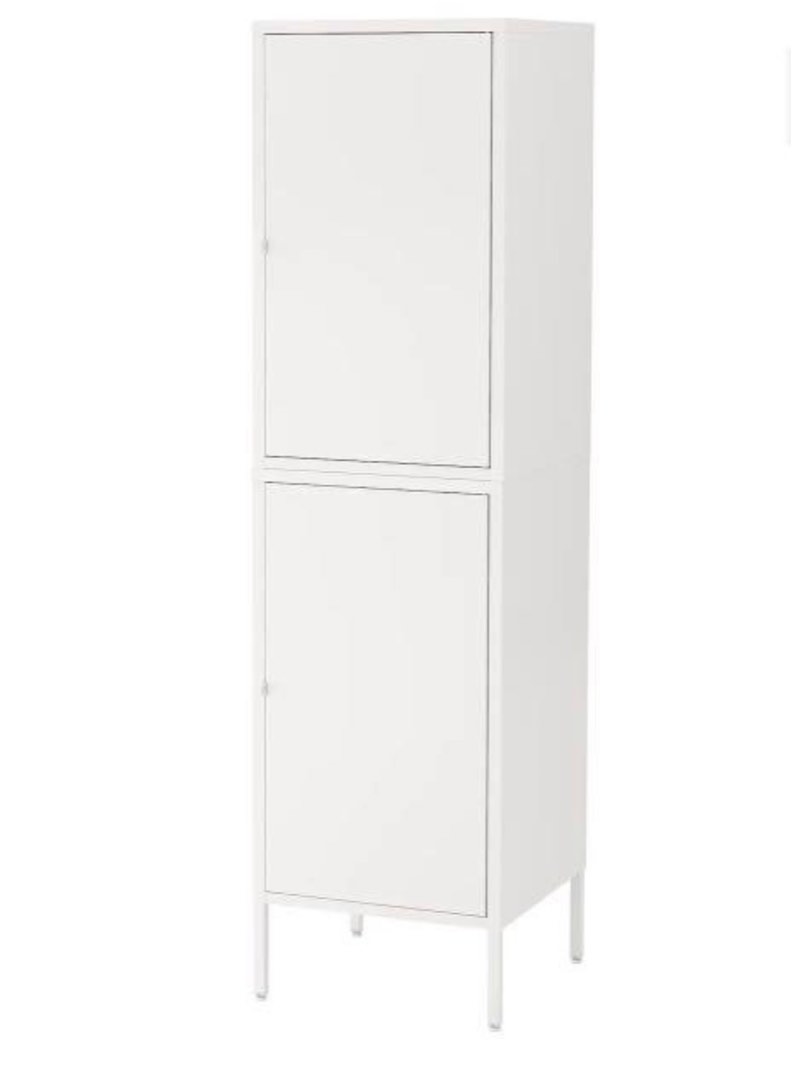 IKEA metal white, Furniture & Home Living, Furniture, Shelves