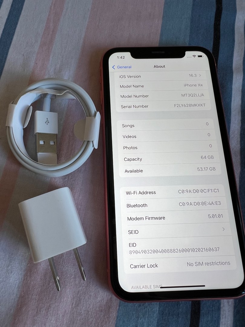 Iphone XR 64GB Coral Factory Unlocked, Mobile Phones & Gadgets, Mobile