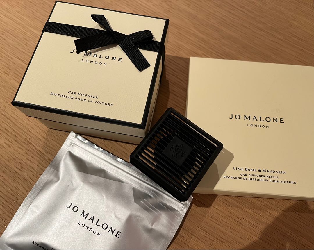 Jo Malone car diffuser set (lime basil & mandarin refill), Furniture