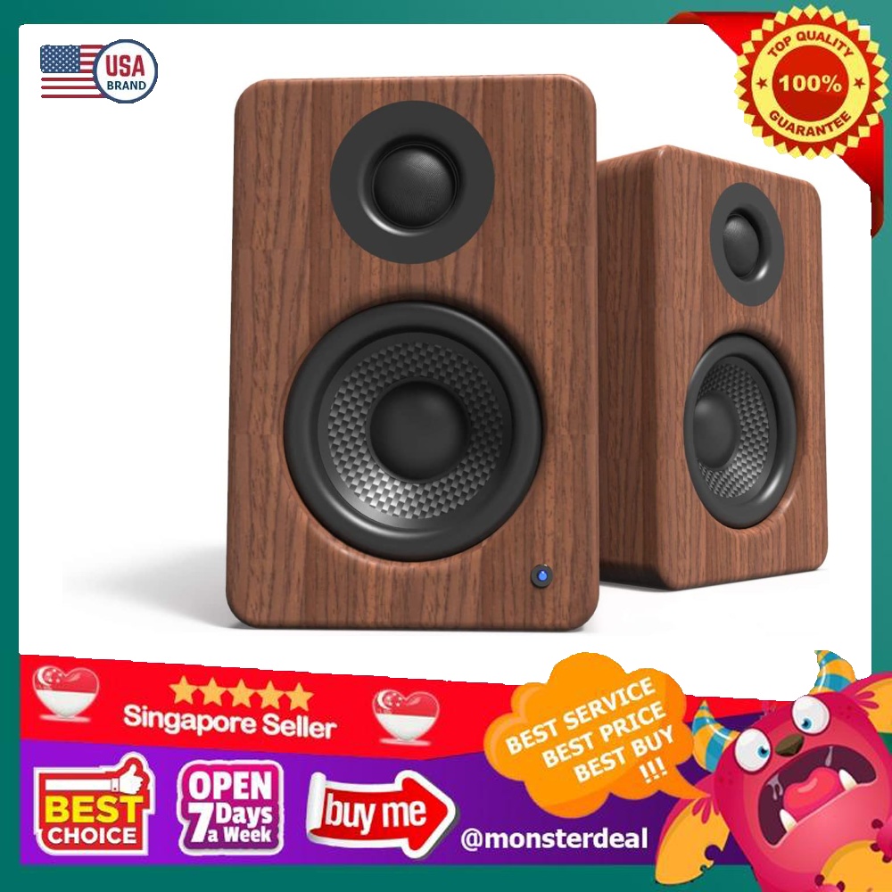 Kanto YU2 PC Gaming Desktop Speakers 3" Composite Drivers 3/4" Silk